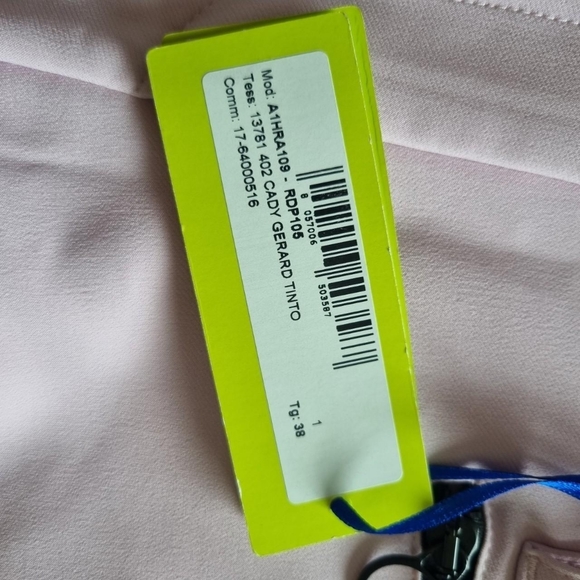 Versace jeans pink/black tapered ankle Grazer Trousers 28" waist Bnwt - Picture 3 of 4